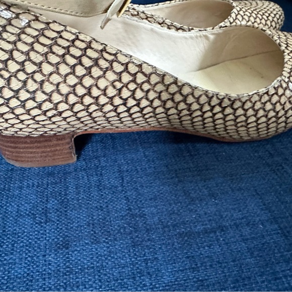 Adrian Allen ballet w low heel and ankle strap.  8 B - Picture 9 of 11